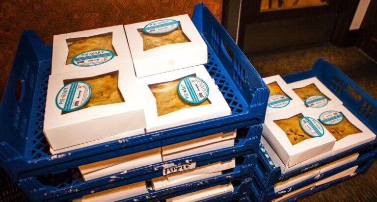 Thanksgiving Feast Sponsor Kirkpatrick Bank Providing Meals, Pies for Many This Holiday