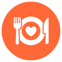 Meal with heart icon