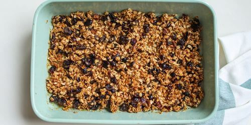 pan of granola